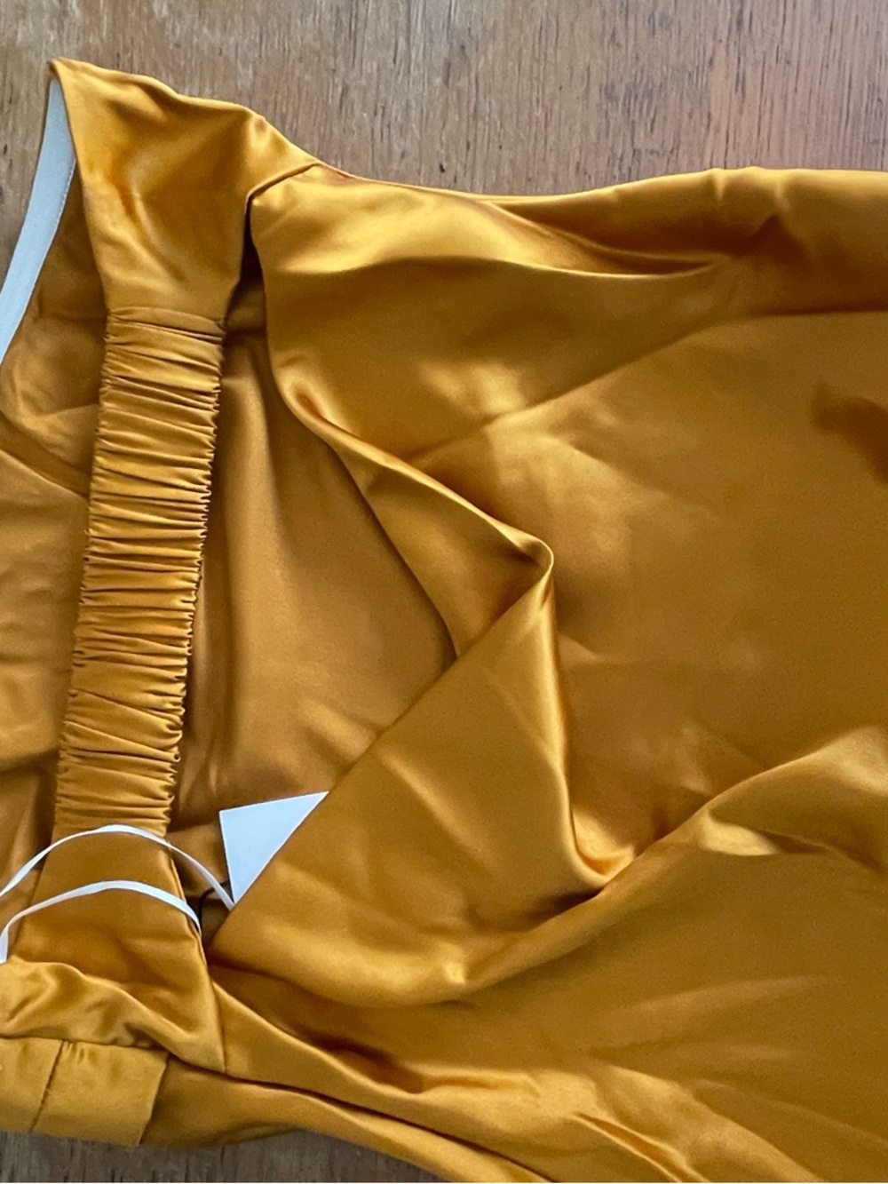Gold strapless dress - Picture 6 of 7